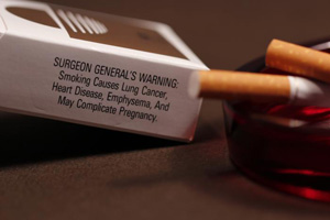 Surgeon General warning on cigarettes