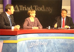 Jim Longworth interviews NC congressional candidates Laura Fjeld and Mark Walker