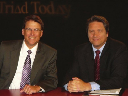 Jim Longworth with NC Governor Pat McCrory