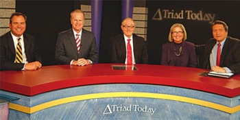 General Managers of the four Piedmont TV stations on Triad Today