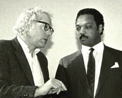 Bernie Sanders with Jesse Jackson, 1986