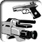 Handgun and TV camera