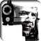 Obama's face in a gun silhouette