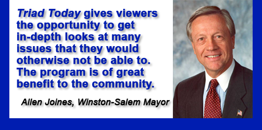 Testimonial from Winston-Salem mayor Allen Joines