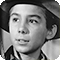 Actor Johnny Crawford as Mark McCain in the TV western series The Rifleman