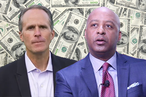Stephen Bratspies and Marvin Ellison, CEOs of HanesBrands and Lowe's, respectively