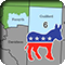new North Carolina 6th congressional district with Democrat donkey