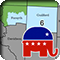 new North Carolina 6th congressional district with Republican elephant