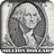 George Washington on a “million dollars” bill